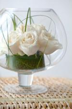 wedding flowers florist- Tres Chic Fishbowl a ...